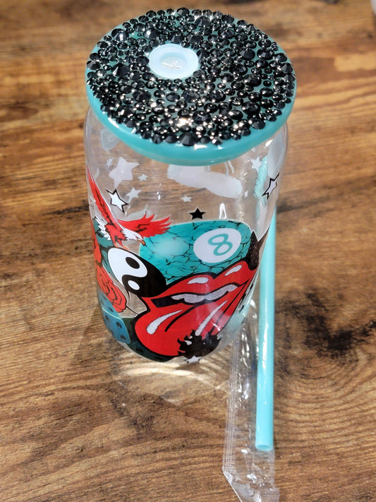 Tongue Turquoise 8-Ball - Tumbler 16oz