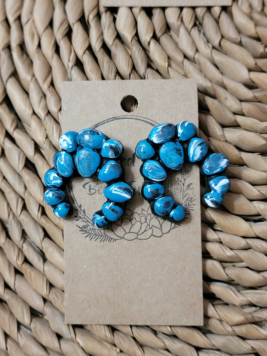 Naja Western Chic Polymer Clay Stud Earrings
