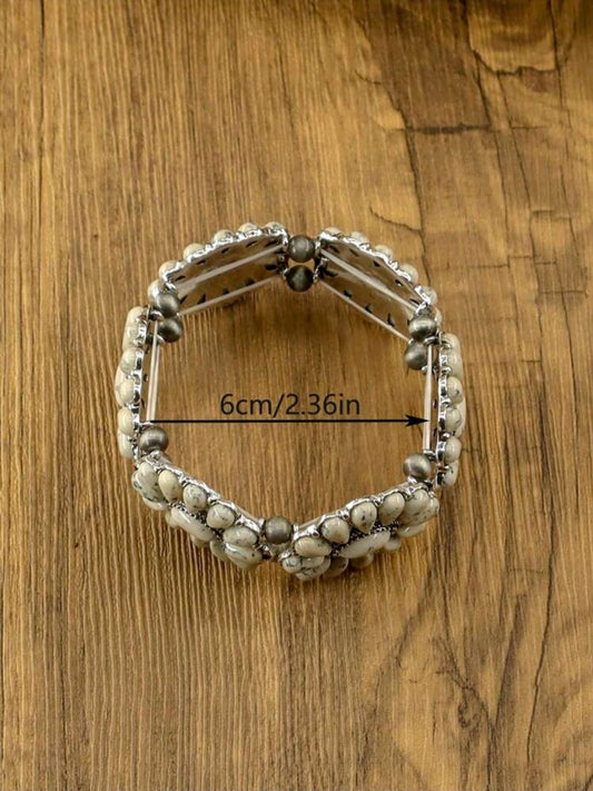 Western Boho Stone Bracelet