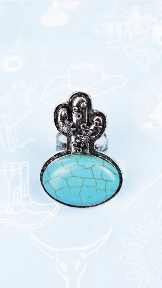 Oversized Western Bling Rings