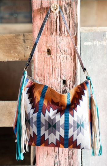 Aztec Southwestern Juco Construction Purse