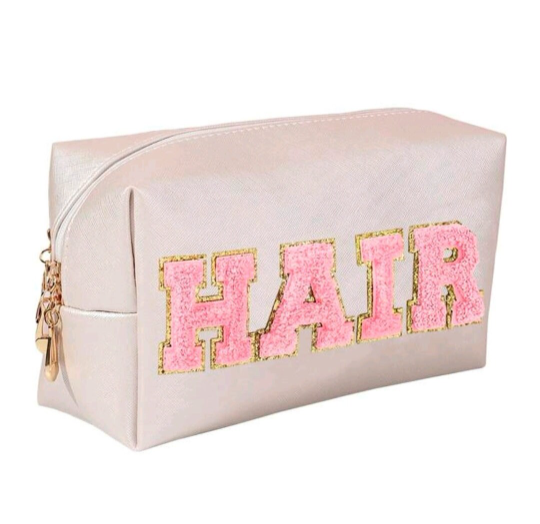 Chenille Letter Makeup - Skincare - Haircare BAGS