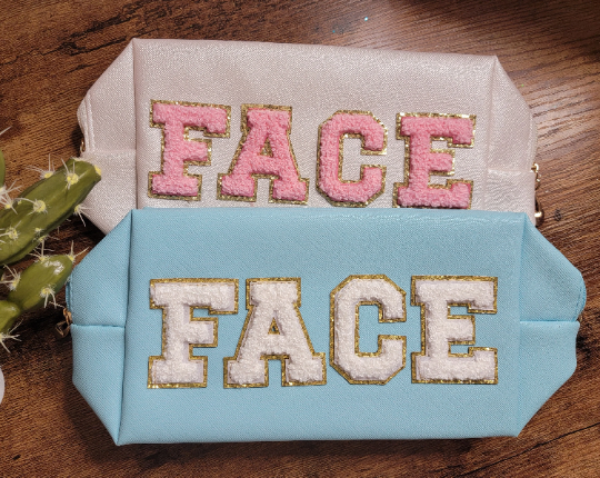 Chenille Letter Makeup - Skincare - Haircare BAGS