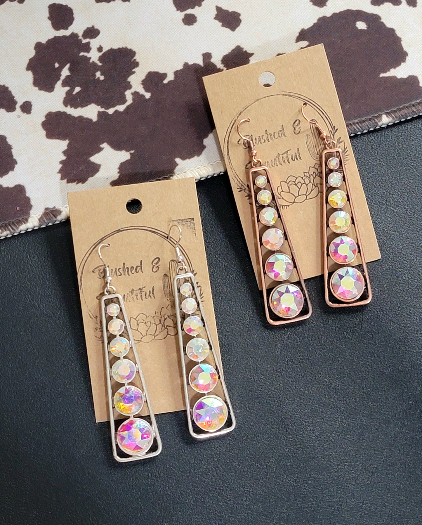 Rhinestone Geometric Earring