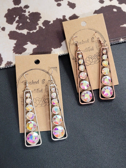 Rhinestone Geometric Earring