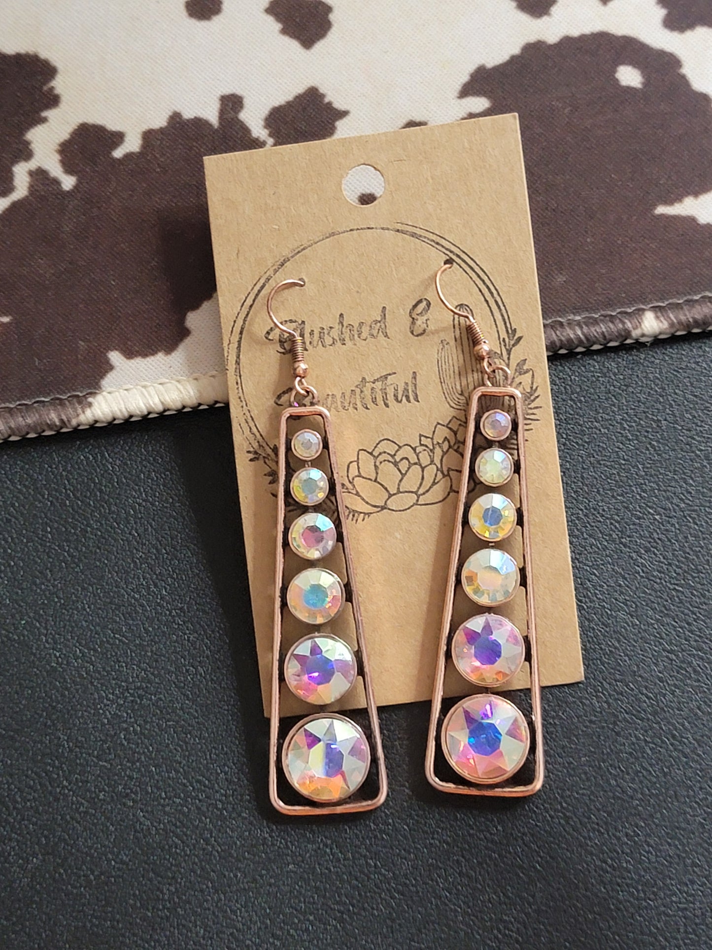 Rhinestone Geometric Earring