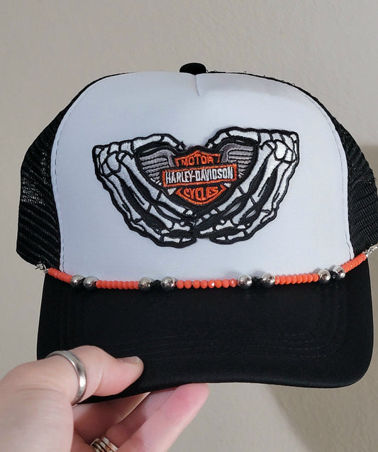 Motorcycle Patched Trucker Hat