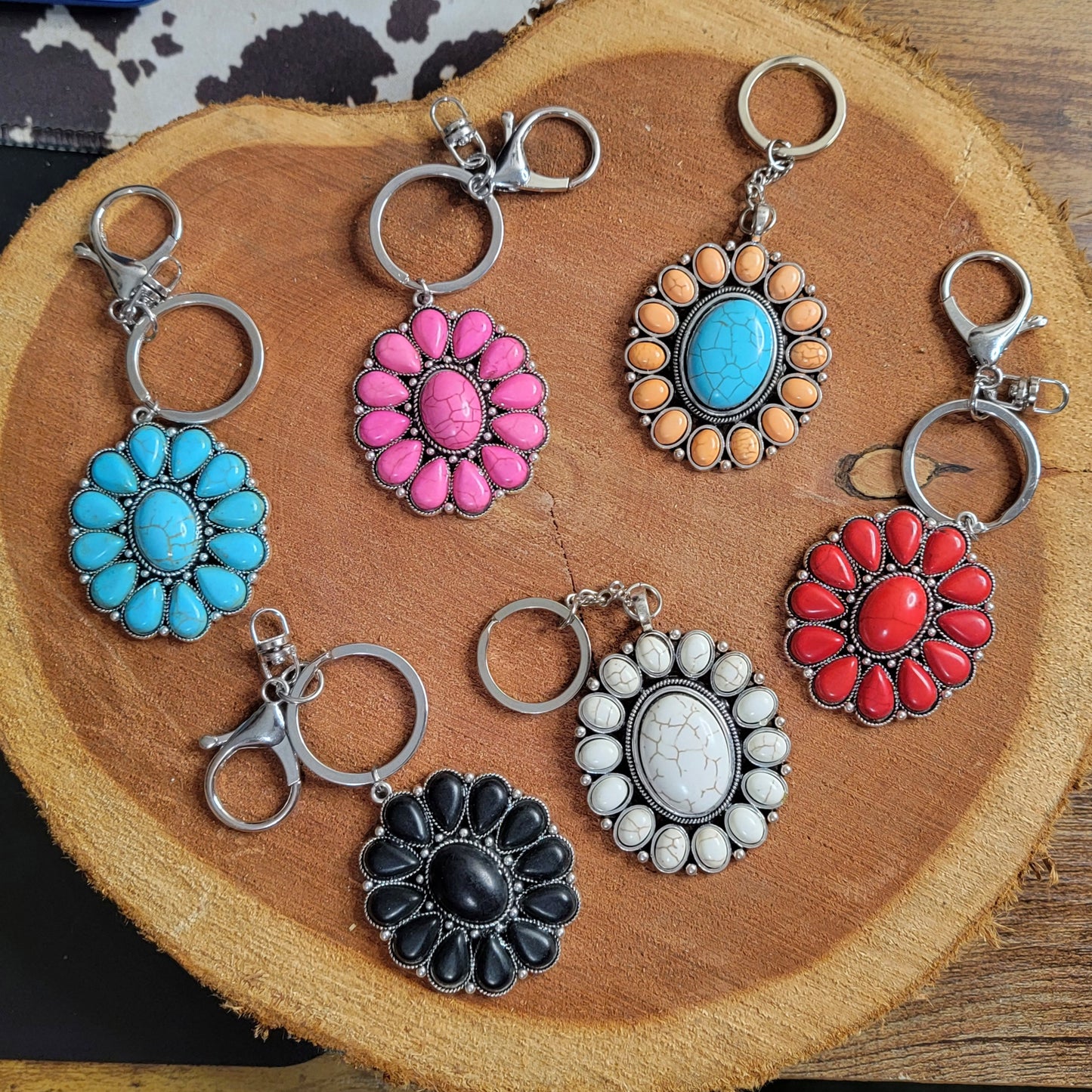 Western Pendant Keychain