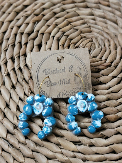 Naja Western Chic Polymer Clay Stud Earrings