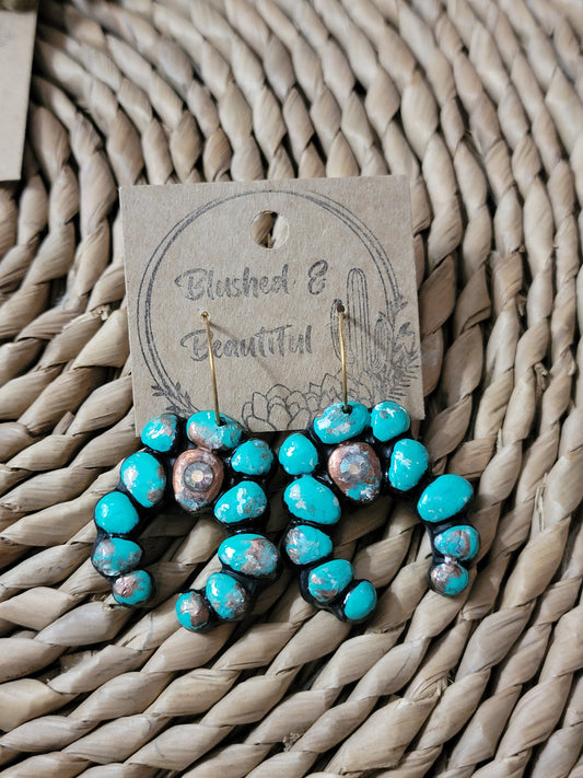 Naja Western Chic Polymer Clay Stud Earrings