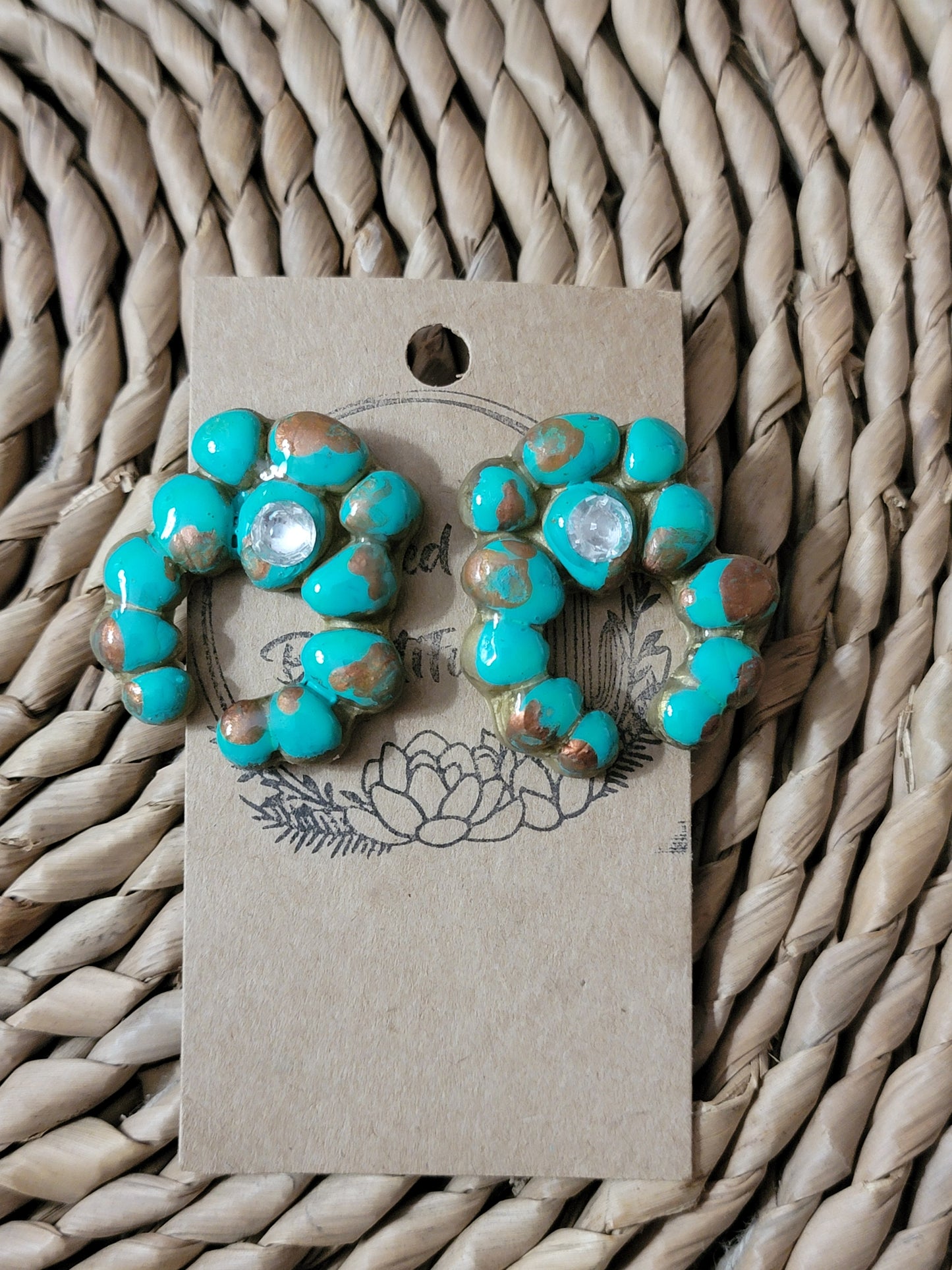 Naja Western Chic Polymer Clay Stud Earrings