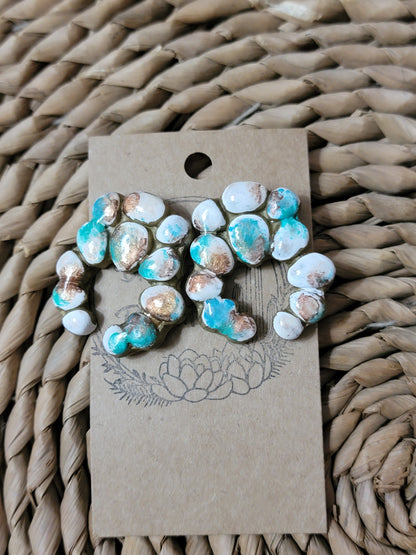 Naja Western Chic Polymer Clay Stud Earrings
