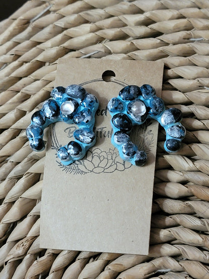 Naja Western Chic Polymer Clay Stud Earrings