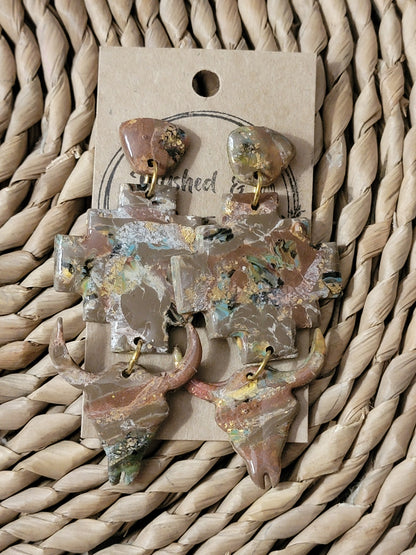 Western Clay Earrings