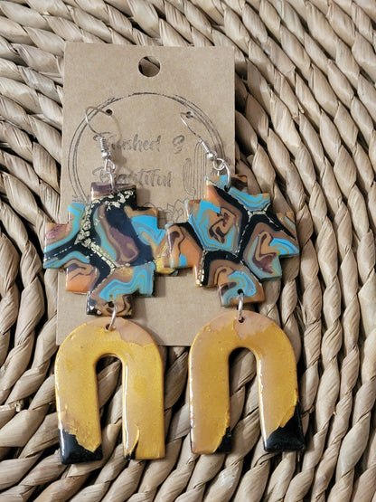 Western Clay Earrings