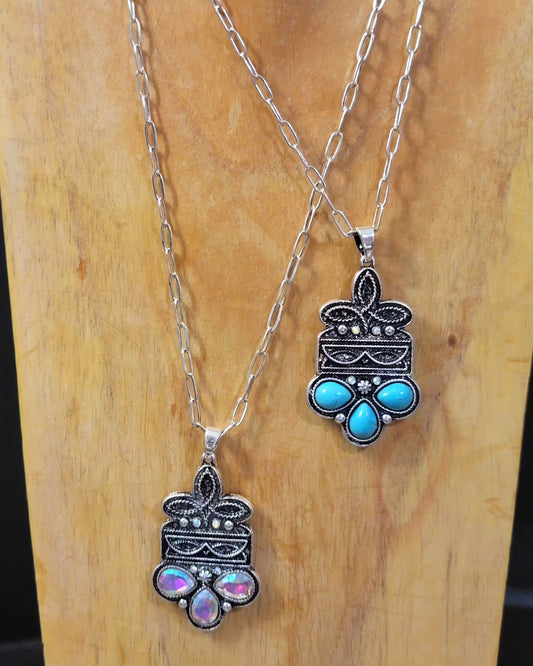 Boot Stitch Necklace