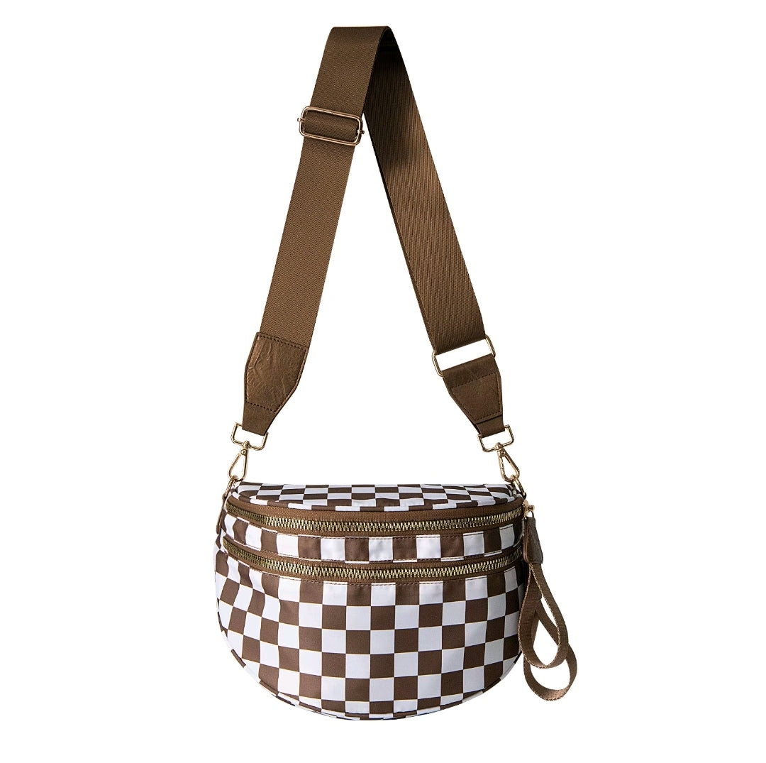 Checkered & Print Crossbody Bags
