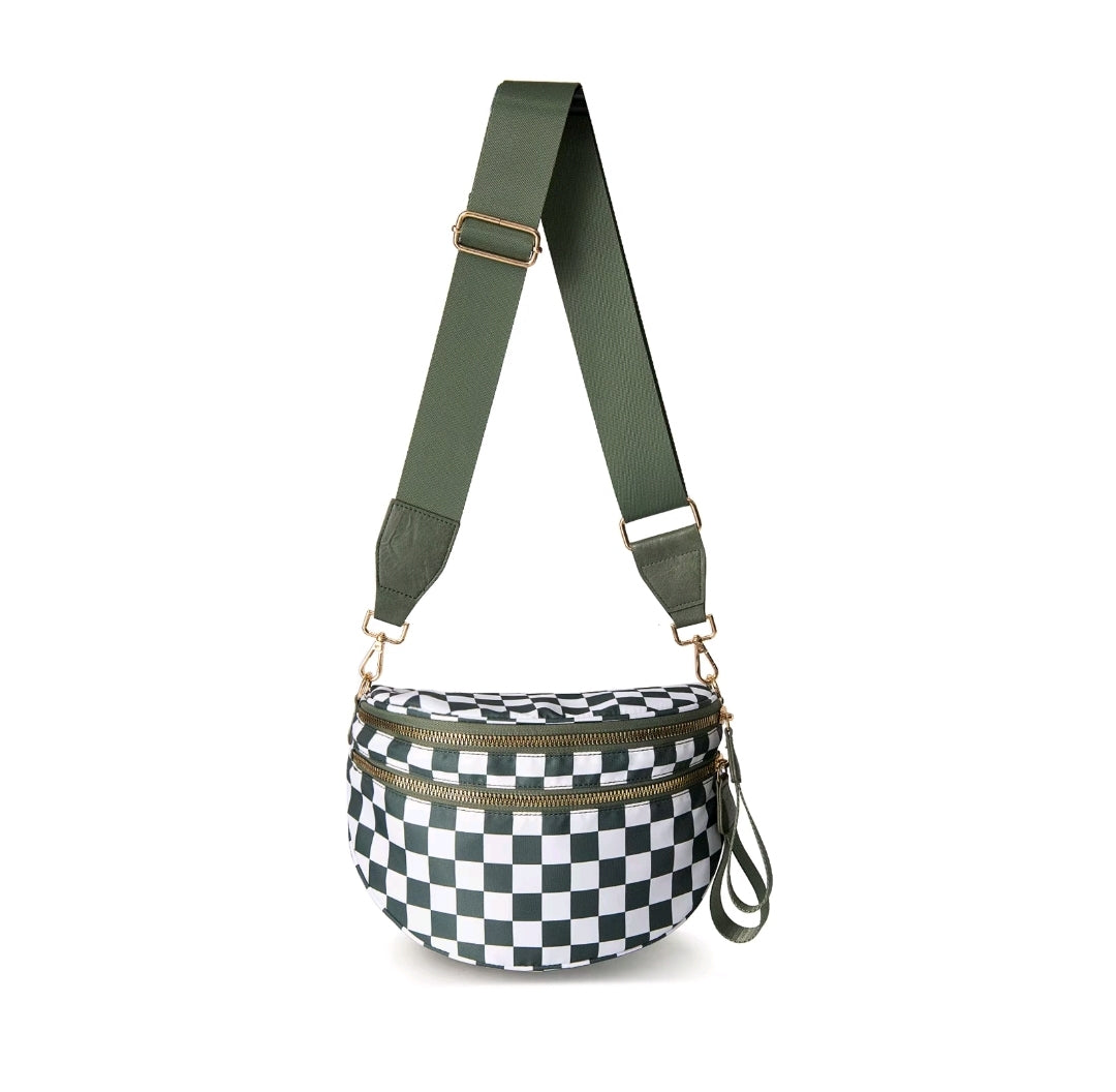 Checkered & Print Crossbody Bags