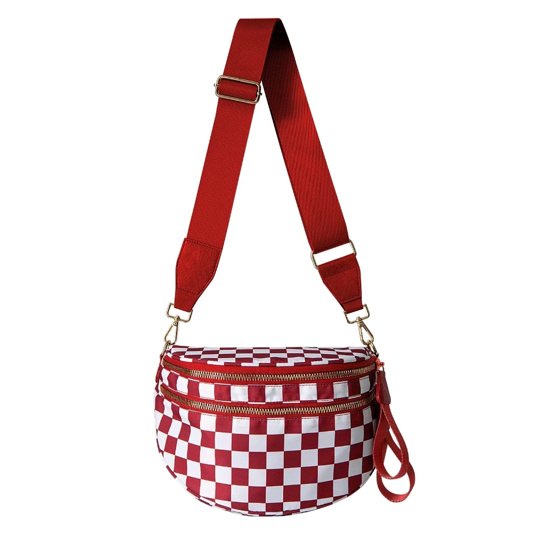 Checkered & Print Crossbody Bags