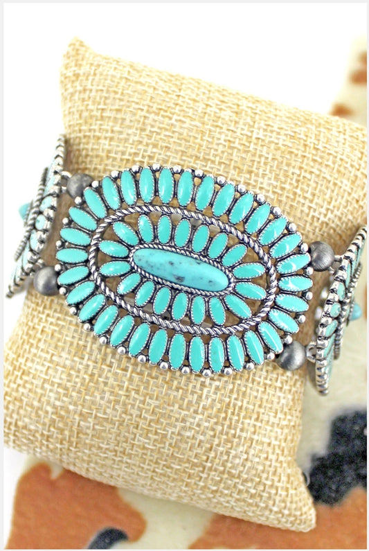 Boujee Western Concho Stretchy Bracelet