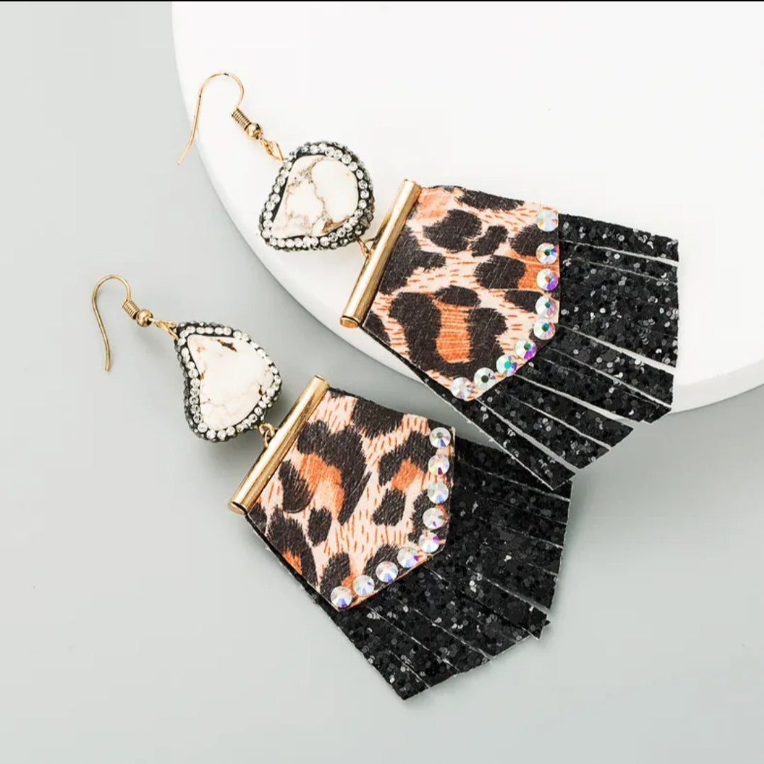 Layered Leopard Boujee Chic Earrings