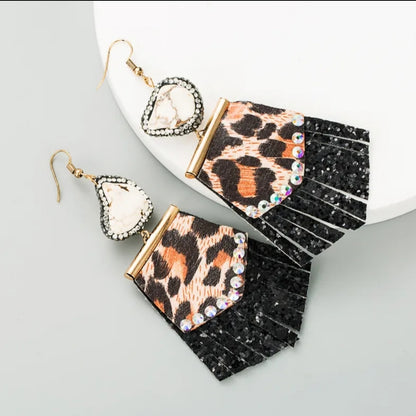 Layered Leopard Boujee Chic Earrings