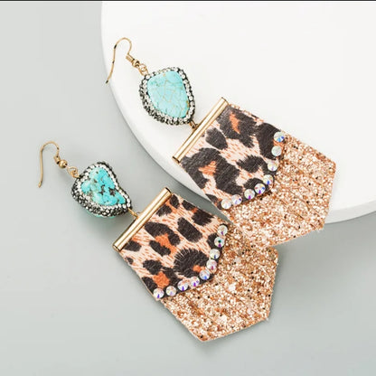 Layered Leopard Boujee Chic Earrings
