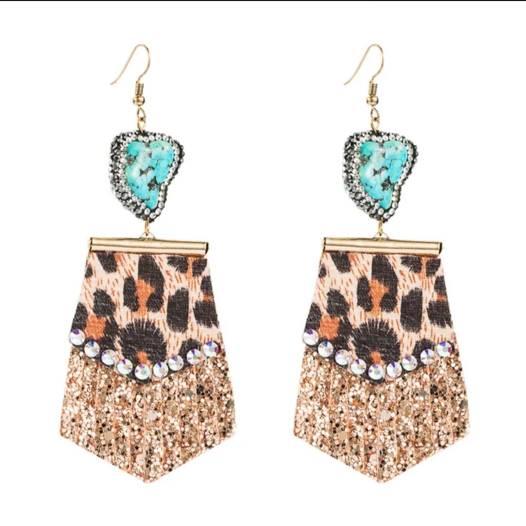 Layered Leopard Boujee Chic Earrings