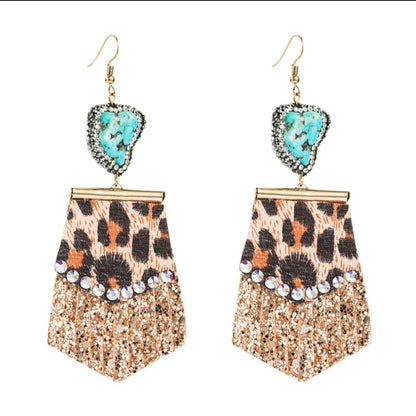 Layered Leopard Boujee Chic Earrings