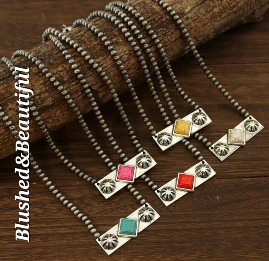 Western XL Bar Necklace