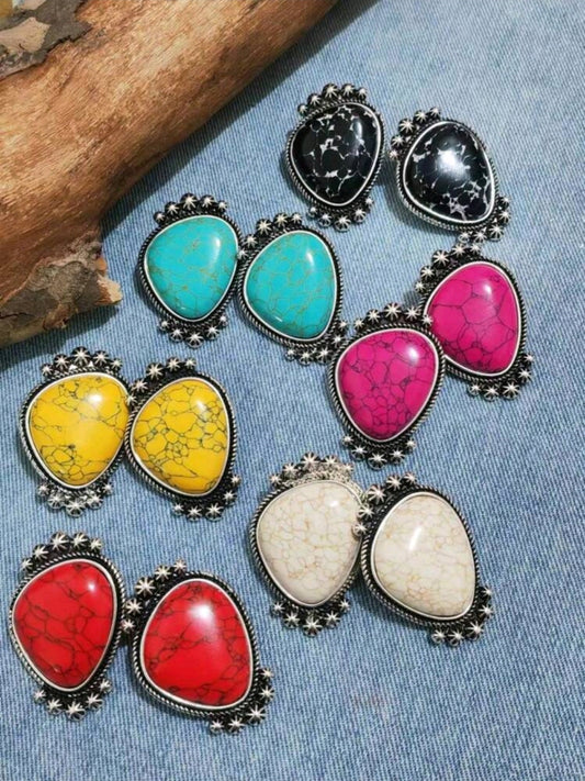 OVERSIZED Western Stud Earrings