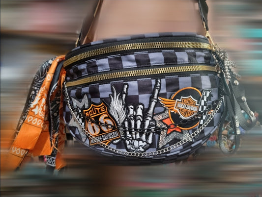 "HD" Crossbody Boujee Patched Bag