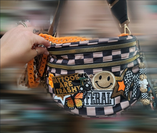 "YALLTERNANTIVE" Crossbody Boujee Patched Bag