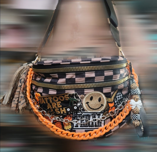 "YALLTERNANTIVE" Crossbody Boujee Patched Bag