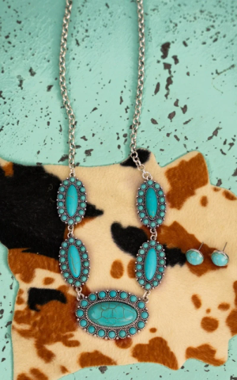 Turquoise Frisco Bay Jewelry Set