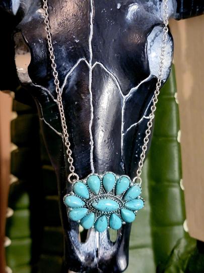 Blue Blossom Necklace