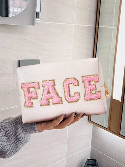 Chenille Letter Makeup - Skincare - Haircare BAGS